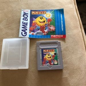 Original vintage Gameboy Pac-Man Game